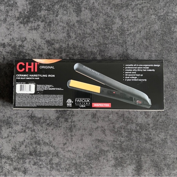 NIB CHI Original Ceramic Hairstyling Iron, 1" - Picture 7 of 7